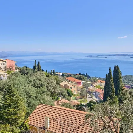 Lägenhet Christine's Seaview By Corfuescapes *